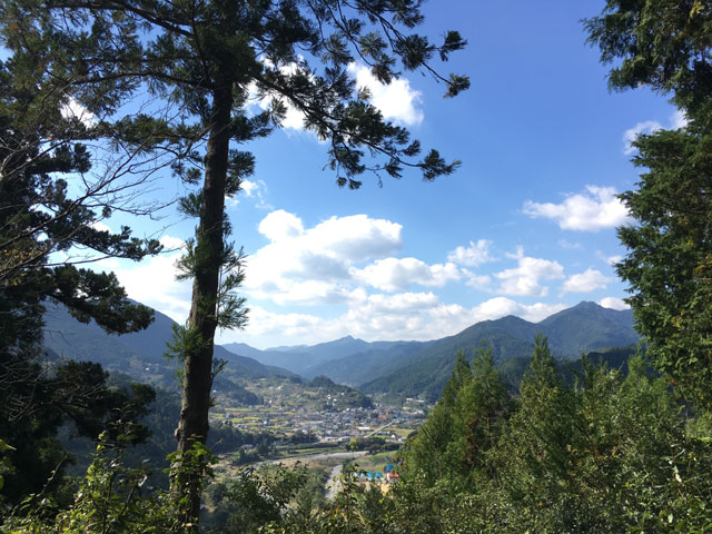 徳島・上一宮大粟神社（大粟山からの眺め）