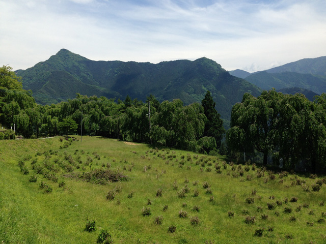 三木家住宅前（徳島県木屋平）