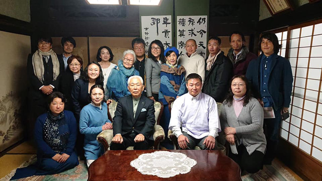 徳島・三ツ木八幡神社（神麻しめ縄奉納神事）三木家住宅にて