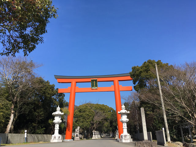 徳島・大麻比古神社（大鳥居）