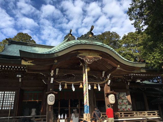 徳島・大麻比古神社（拝殿）