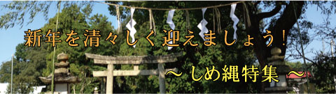 国産大麻（精麻）・しめ縄特集！