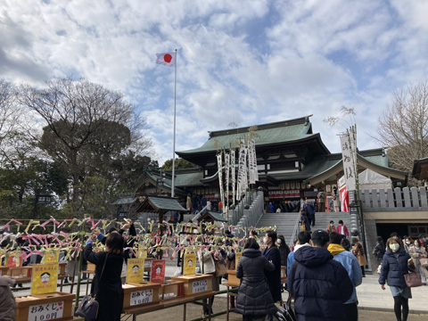 伊豫豆比古命神社（椿神社）へ初詣